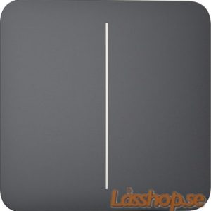 Knapp enkel strömbrytare kron grafit