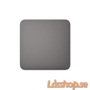 Knapp enkel strömbrytare 1-polig och trapp grå