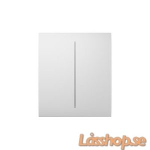 Mittenknapp för strömbrytare kron vit