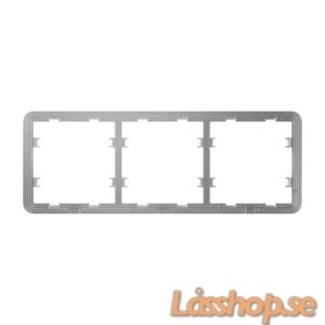 Ram för Ajax strömbrytare 3st fack vit