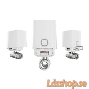 Vattenavstängningsventil 1/2 tum trådlös vit