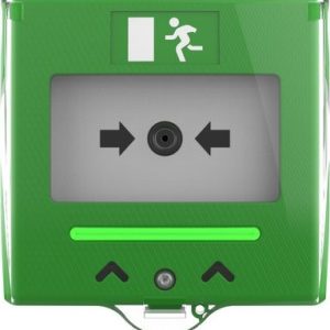 Larmknapp LK-LED indikering och larmsignal grön