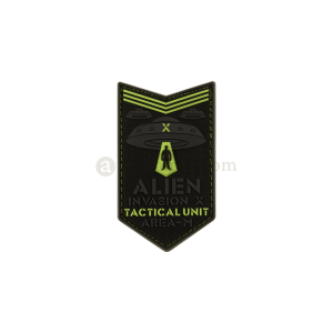 ALIEN INVASION TACTICAL UNIT RUBBER PATCH – JTG