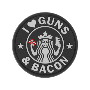 GUNS AND BACON RUBBER PATCH – JTG