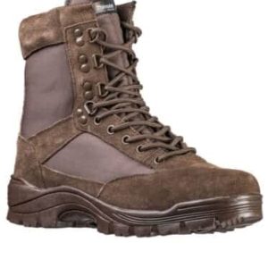 HÖGA VANDRINGSKÄNGOR HERR | BROWN TACTICAL BOOTS WITH YKK ZIPPER – MIL-TEC