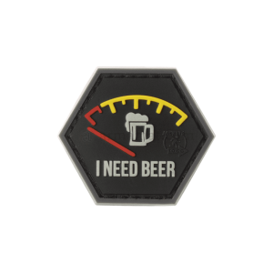 I NEED BEER RUBBER PATCH – JTG