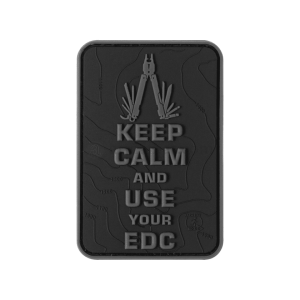KEEP CALM EDC RUBBER PATCH – JTG