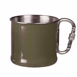 OD 500ML S/STEEL KARABINER CUP – MIL-TEC