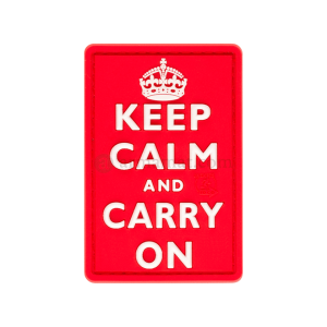 KEEP CALM RUBBER PATCH – JTG