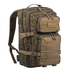 Mil-Tec – US Assault Pack Large Ranger – Grön / Coyote ryggsäck 36L