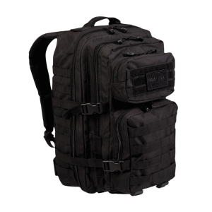Mil-Tec – US Assault Pack Large – Svart ryggsäck 36L