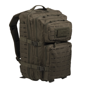 Mil-Tec – US Assault Pack Large Laser Cut – Grön ryggsäck 36L