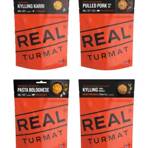 Real Turmat – 12 måltider – Paketerbjudande med kött – Frystorkad mat