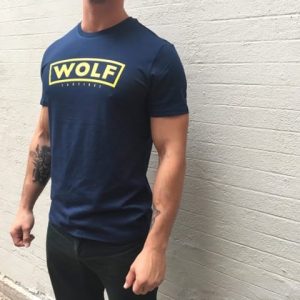 WOLF RANGER NAVY W. YELLOW T-SHIRT