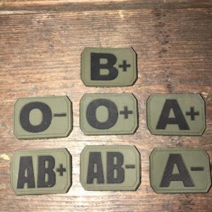 3D BLOOD TYPE – Patch