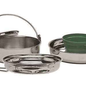 COOK SET STAINLESS STEEL 1 PERSON – MIL-TEC