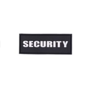 PVC SECURITY 3D PATCH W.HOOK&LOOP CLOS.