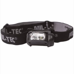 PANNLAMPA – BLACK LED 4-COLOUR – MIL-TEC